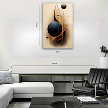 Exela Home Cam Tablo - Modern Soyut Sanat ve Geometrik Tasarımlı Duvar Dekoru