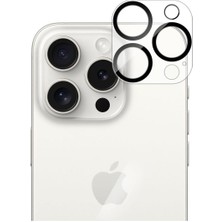 Vendas iPhone 16 Plus Uyumlu Integrad Tam Uyumlu Kamera Lens Koruyucu 2 Adet