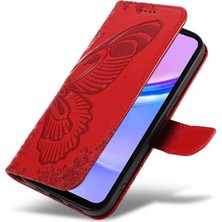 Samsung Galaxy A16 Için Flip Case Kredi Kartı ile Ayrılabilir El Kayışı (Yurt Dışından)