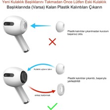 Airpods Pro 2.Nesil ve Pro Nesil İle Uyumlu Yedek Kulak Uçları