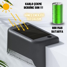 Dekohop Köşebent Solar Güneş Enerjili LED Lamba ile Merdiven, Veranda ve Bahçenizde Dekoratif Aydınlatma