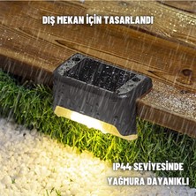 Dekohop Köşebent Solar Güneş Enerjili LED Lamba ile Merdiven, Veranda ve Bahçenizde Dekoratif Aydınlatma