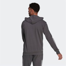 OEM Adidas Motion Fz Hood Gri Erkek Kapüşonlu Sweatshirt -HC0640