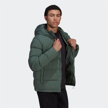 OEM Adidas Helionic Ho Jkt Erkek Yeşil Günlük Stil Mont HG8749