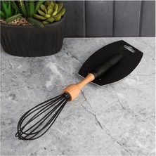 Depposite Bambu Saplı Çırpıcı Silikon Saplı Karıştırıcı 29 cm