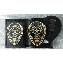 Özel Güvenlik Rozetli Cüzdani+Kemer Rozeti Al.-Sıvıle Satılmaz-Sadece Özel Güvenlik Görevlisi Satın Alabılır.