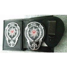 Aldatmaz Özel Güvenlik Rozetli Cüzdani+Kemer Rozeti Al.-Sıvıle Satılmaz-Sadece Özel Güvenlik Görevlisi Satın Alabılır.