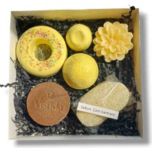 Visuda Sabun Vücut Bakım Paketi / Limon Banyo Topları / Çay Ağacı Doğal Sabun