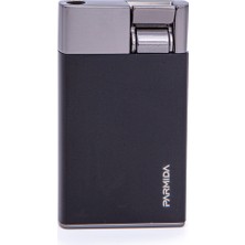 Parmida Siyah Renk Tek Torch Pürmüz Alev Puro Çakmağı