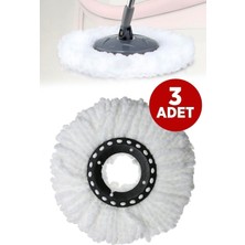 Mediterian Mikrofiber Paspas Yedeği, 3'lü set, uyumlu ve kullanışlı temizlik aksesuarı
