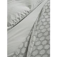 Kaay Premium Lastikli Çarşaf Dahil Nevresim Takımı Çift Kişilik 200 x 220 cm Aqua