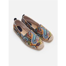 Su Espadril Tenny Sarı Şal Kadın Düz Espadril