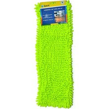 Mediterian (2 Adet) Spark 1050 Nemli Makarna Mop Ucu Mikrofiber Şönil Paspas Yedeği 50 Cm. Yeşil
