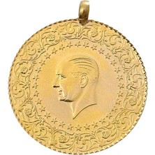 Darphane Eski Tarihli Teklik Altın 22 Ayar 1 g Altın Ağırlığında Ziyafet İçin