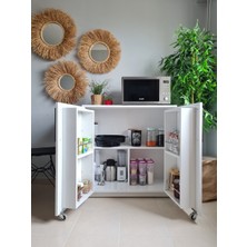 Avm Park Erzak Dolabı 90 Beyaz