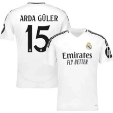 Real Madrid Arda Güler 15 Numara Çocuk Forma Takımı 4'lü Set Çorap+Bileklik Hediye