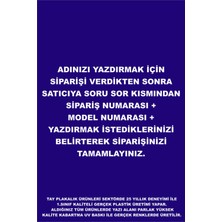 Araba Süsü Evleniyoruz Yazılı Plakalık Üstü  Parlak Pleksi 1 Adet Düğün-Nişan-Sünnet