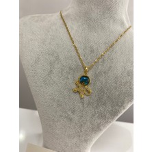 Sena Collection Gökyüzü Çelik Kolye