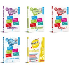 Pruva Yayınları  2025 5. Sınıf Matematik + Fen Bilgisi + Türkçe + Sosyal Bilgiler + Ingilizce Soru Seti 5 Kitap Güncel Müfredat