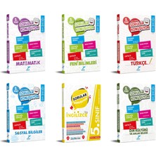 Pruva Yayınları  2025 5. Sınıf Matematik + Fen Bilgisi + Türkçe + Sosyal Bilgiler + Ingilizce + Din Kültürü Soru Seti 6 Kitap Güncel Müfredat