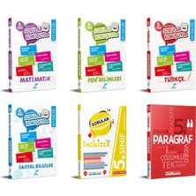 Pruva Yayınları  2025 5. Sınıf Matematik + Fen Bilgisi + Türkçe + Sosyal Bilgiler + Ingilizce + Paragraf Soru Seti 6 Kitap Güncel Müfredat