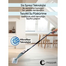 Moppak 360 Derece Dönen Su Püskürtmeli Sprey Mop