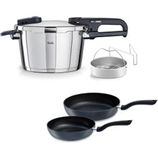 Fissler Vitaquick Edition 4,5 Litre Düdüklü Tencere + Tava Set