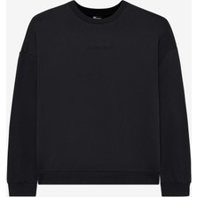 Skechers M Essential Crew Neck Sweatshirt Erkek Siyah Sweatshirt S242113-001