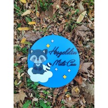 Wood 14 Dizayn Özel Konsept Isimli- Renkli Bebek Çocuk Kapı Süsü -Isme Özel Kapı Süsü