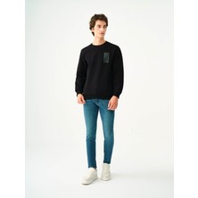 Loft Erkek Jean Pantolon Petrol LF2037021 Justin Skinny