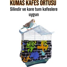 Ozzi Petshop Ozzi Petshop Muhabbet Kuşu Kumaş Kafes Tülü Tozları Kafes Içine Hapseder