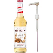 Monin Toffee Nut/Fındık Şekerleme Şurubu (700ml) + Şurup Pompası
