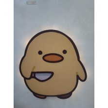 Wood 14 Dizayn Özel Konsept - Renkli Bebek Çocuk Odası - Gece Lambası