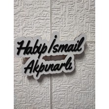 Wood 14 Dizayn Özel Konsept Isimli- Renkli Bebek Çocuk Kapı Süsü -Isme Özel Kapı Süsü