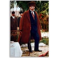 Vientex Renkli Mustafa Kemal Atatürk Portre Tablosu - ATC138