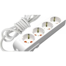 Mutlusan Rı-Tech 4lü Topraklı 1 Metre Grup Priz (