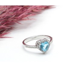 Canka Kalpli Tek Taş Gümüş Yüzük