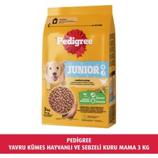 Pedigree Yavru Kümes Hayvanlı ve Sebzeli Kuru Mama 3 kg