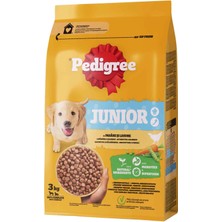 Pedigree Yavru Kümes Hayvanlı ve Sebzeli Kuru Mama 3 kg