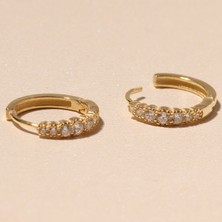 Eva Pırlanta Halka Küpe 718890 Gold