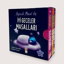 Ayıcık Mavi İle İyi Geceler Masalları Seti (7 Kitap) - Melek Dinçer