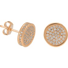 Eva Pırlanta Kübik Zirkon Küpe 717103 Rose