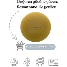 Savonnova Sarımsaklı Ve Keratinli Doğal Sabun, Yıpranmış Saçlar Için Onarıcı Ve Besleyici Katkısız Katı Sabun