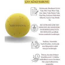 Savonnova Aktif Akne Ve Sivilceler Için Doğal Çay Ağacı Sabunu Katkısız Sabun 100 Gr