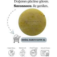 Savonnova Doğal Kantaron Sabunu, Yenileyici, Rahatlatan Nemli Pürüzsüz Ve Parlak Ciltler Için Sabun 100 Gr