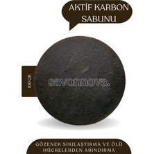 Savonnova Doğal Aktif Karbon Sabunu Katkısız Sabun 100 Gr