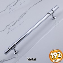 Maça Metal Kulp 192 mm -19.2 cm Krom Renk Mobilya Çekmece Mutfak Dolabı Dolap Kulpları Kulbu Kulpu