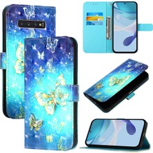 Zunhai Samsung Galaxy S10+ Için 3D Boyama Pu Kılıf (Yurt Dışından)