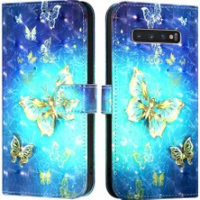 Zunhai Samsung Galaxy S10+ Için 3D Boyama Pu Kılıf (Yurt Dışından)