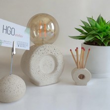 Hgo Atelier O'lamp Kum Rengi Mini Masa Lambası